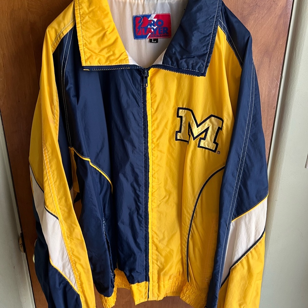 Vintage Nineties Michigan Football Athletic Jacket in excellent condition, Large